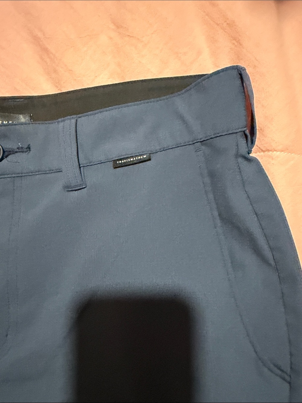 Travis Mathew Wunderlust Navy Performance Shorts - Picture 3 of 8